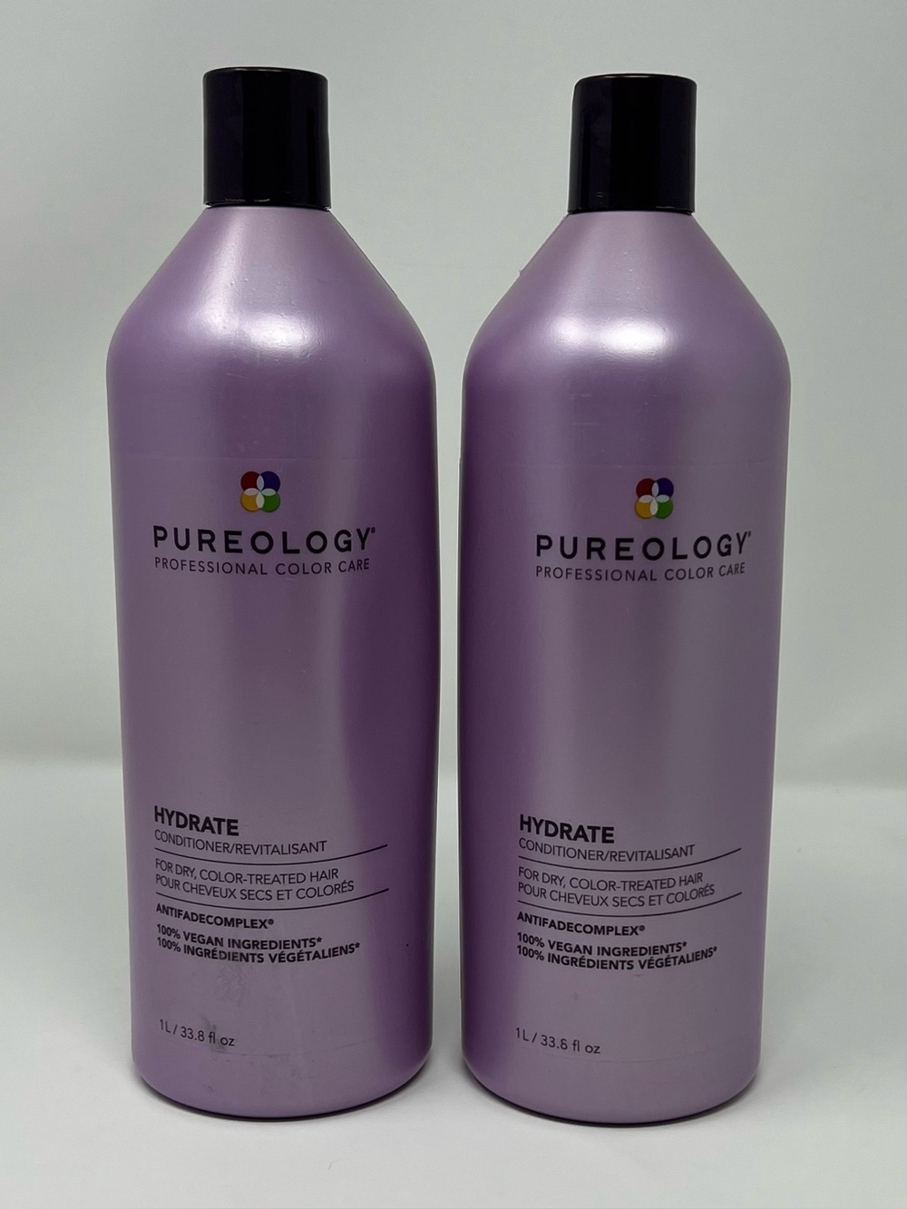 Pureology Hydrate Conditioner 33.8 oz 1L Jumbo Professional Salon Size 2 Pack
